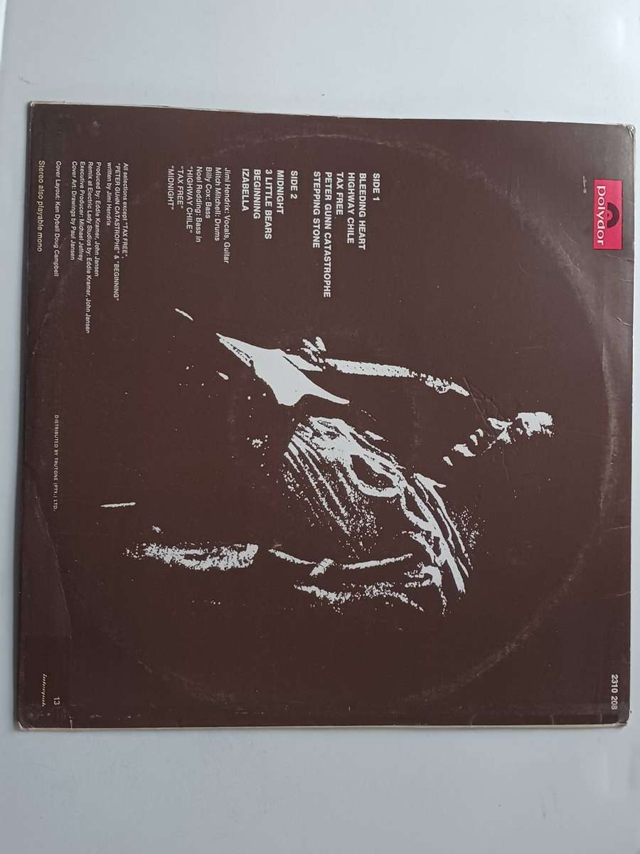Jimi Hendrix - War Heroes - Scarce 1972 SA released LP