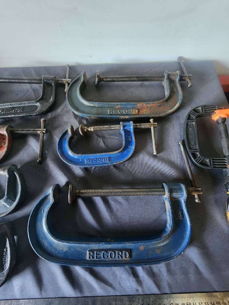 Bulk G-Clamp Lot - 4x RecordToolmaster, Groz - 8pc