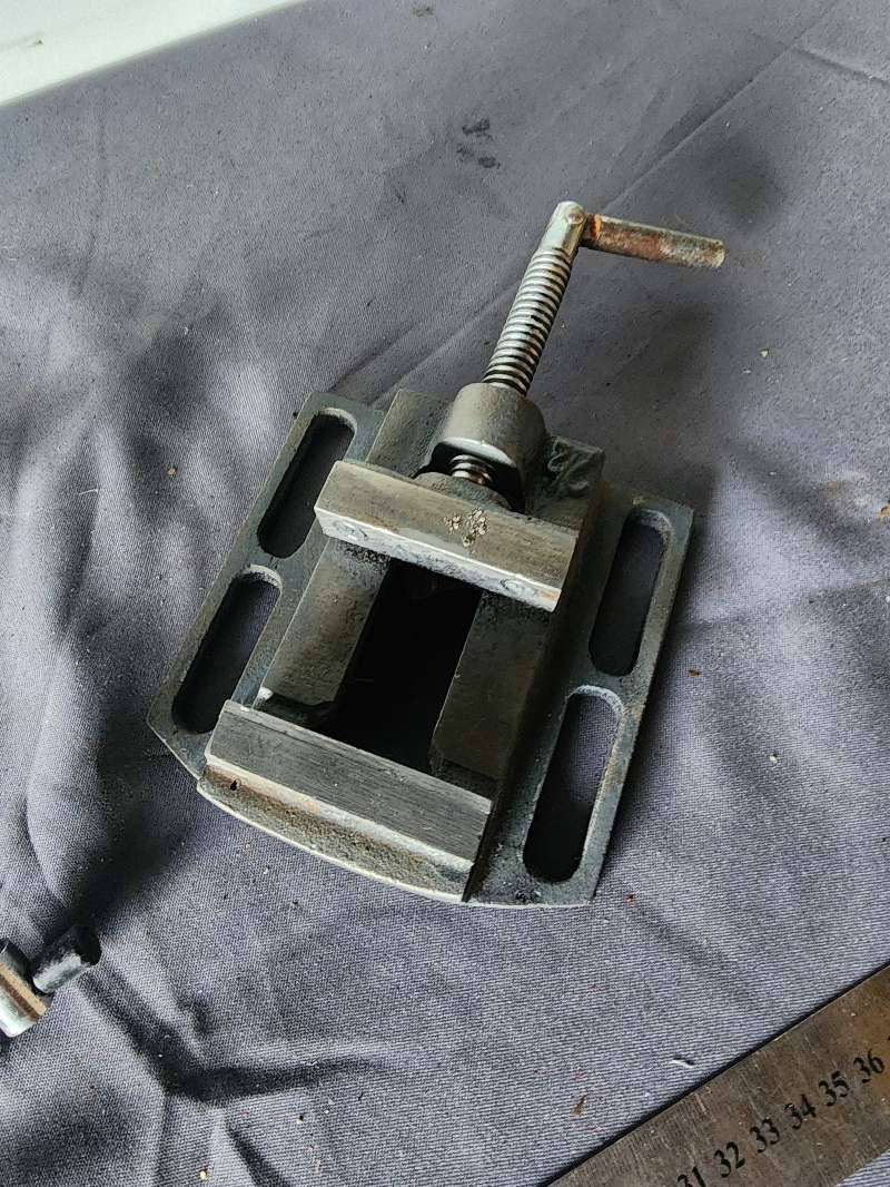 Vintage Rabone Chesterman Vice + DrillPress Vice - Made in England - WorkshopLot
