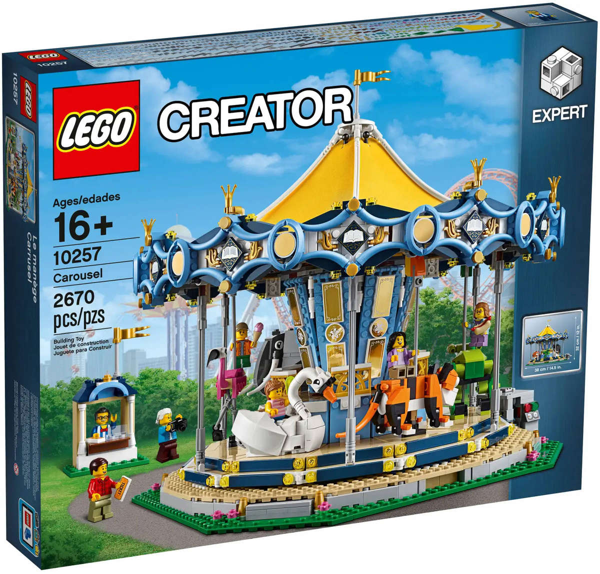 New LEGO Creator Expert Carousel - New in Opened Box - Discontinued (10257)