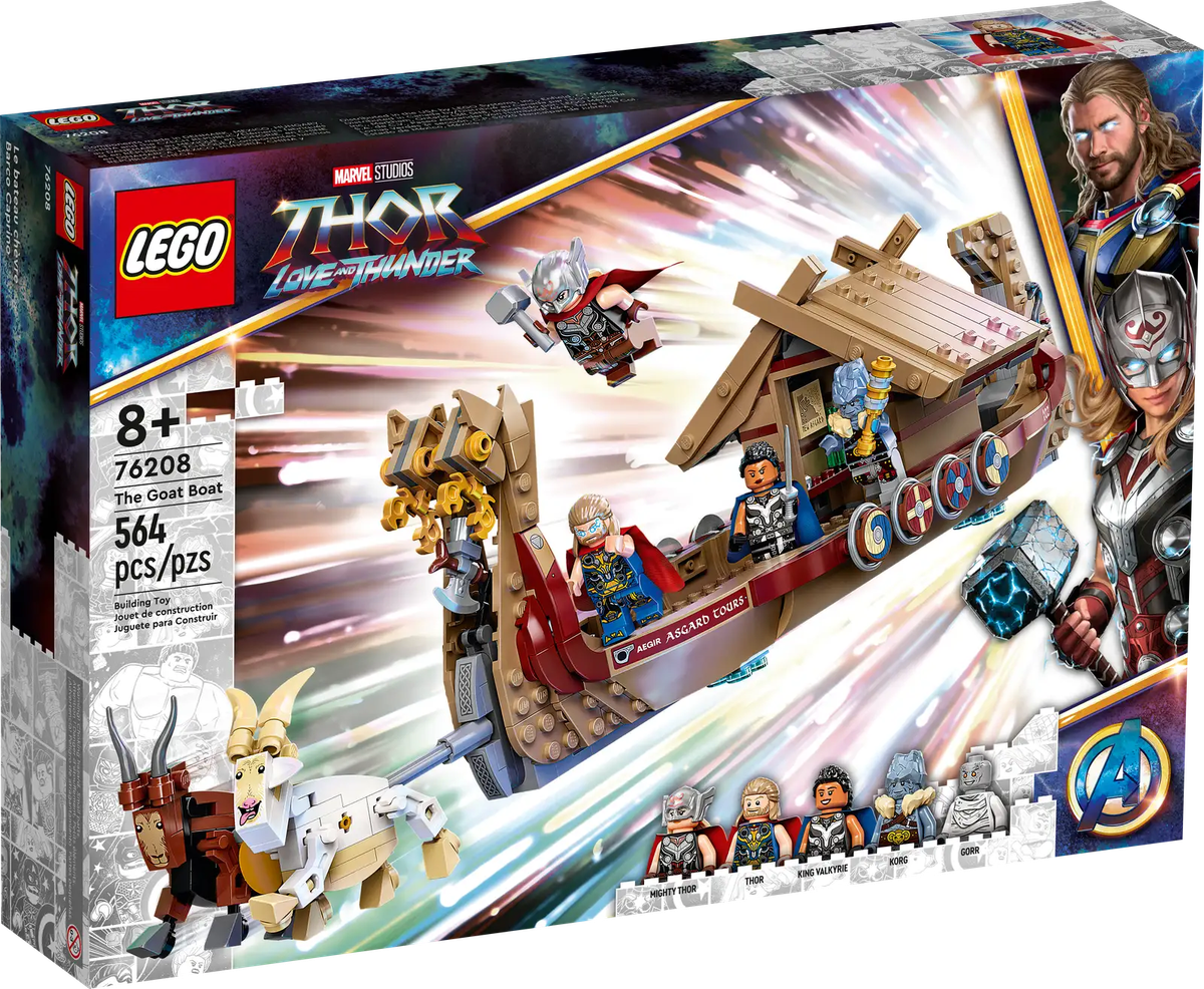 New LEGO Marvel The Goat Boat - New in Sealed Box - Discontinued (76208)