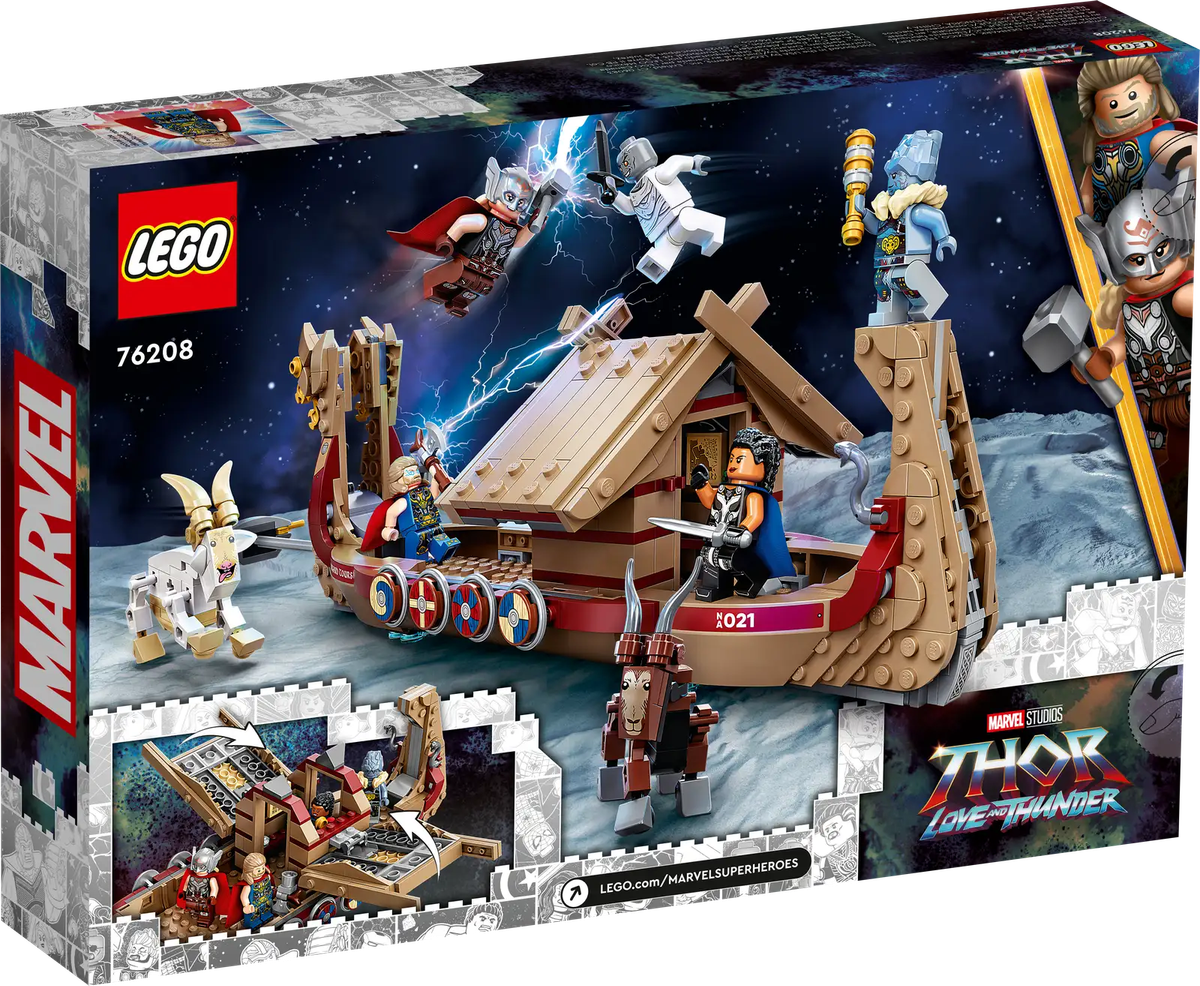 New LEGO Marvel The Goat Boat - New in Sealed Box - Discontinued (76208)