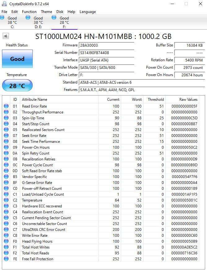 1TB HDD 2.5  Samsung