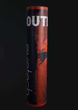 Evetech OUTLAW Gaming Mousepad / Size : 880mm x 440mm x 5mm / OUTLAW