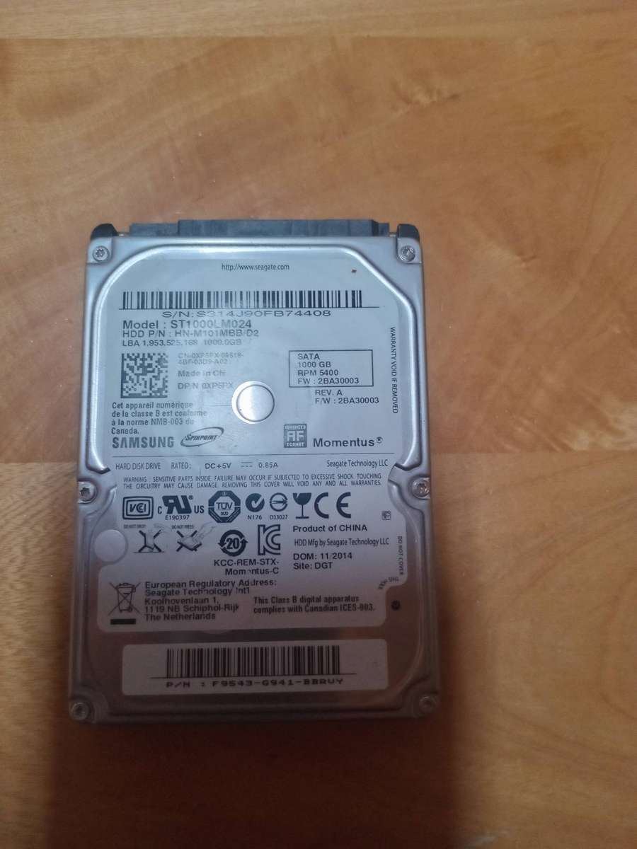 1TB HDD 2.5  Samsung
