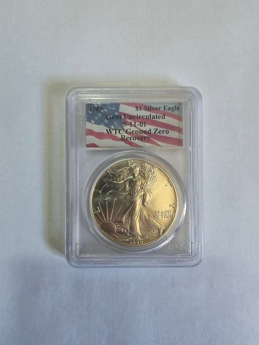 Word Trade Centre Recovery Silver Eagle