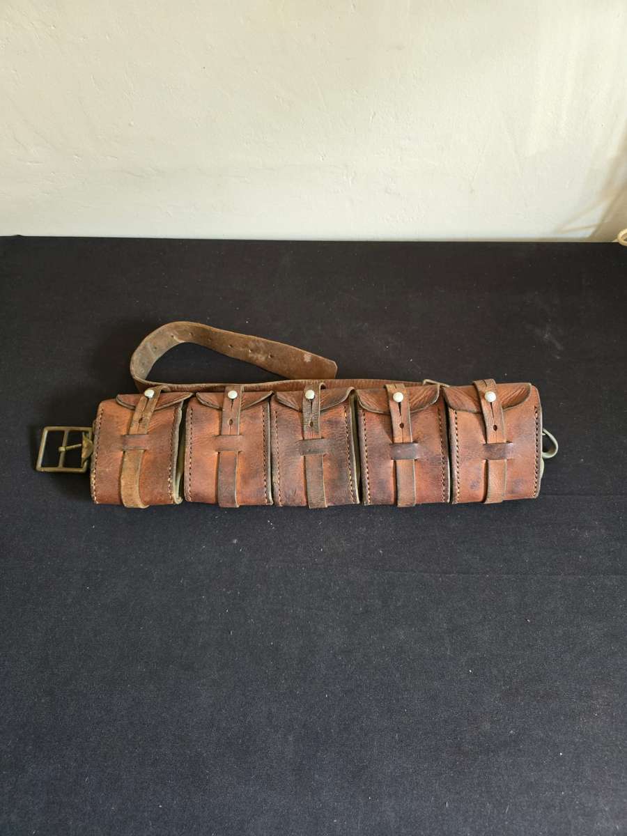 WWI/WWII Swedish Mauser bandolier