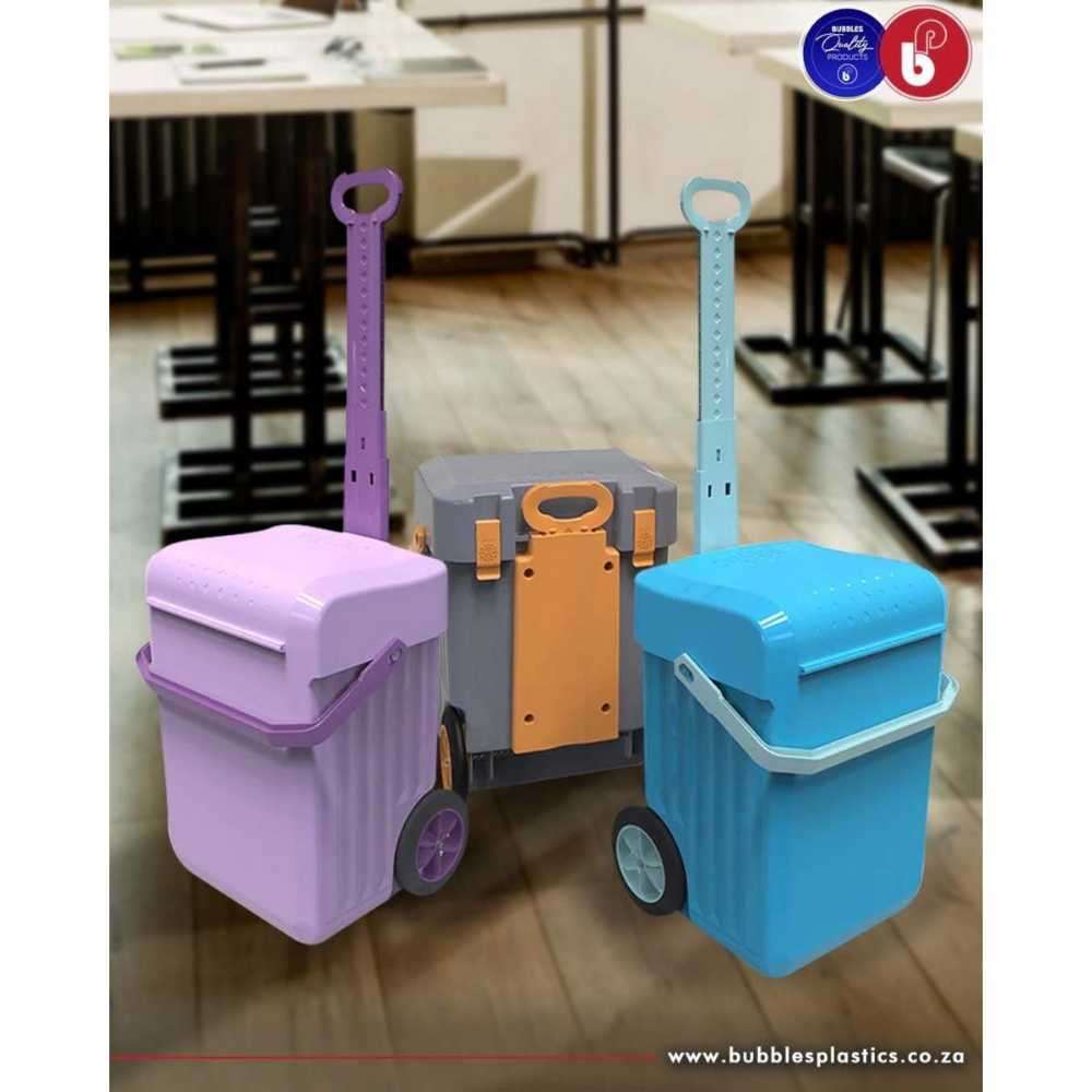 Weelie School trolley bag Blue/grey