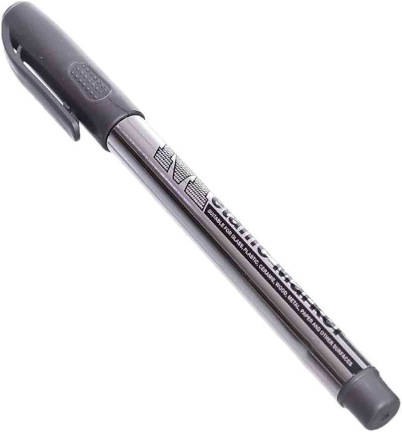 M&G Metallic Marker Pen, Gold/Silver, Permanent for Glass, Wood & Crafts