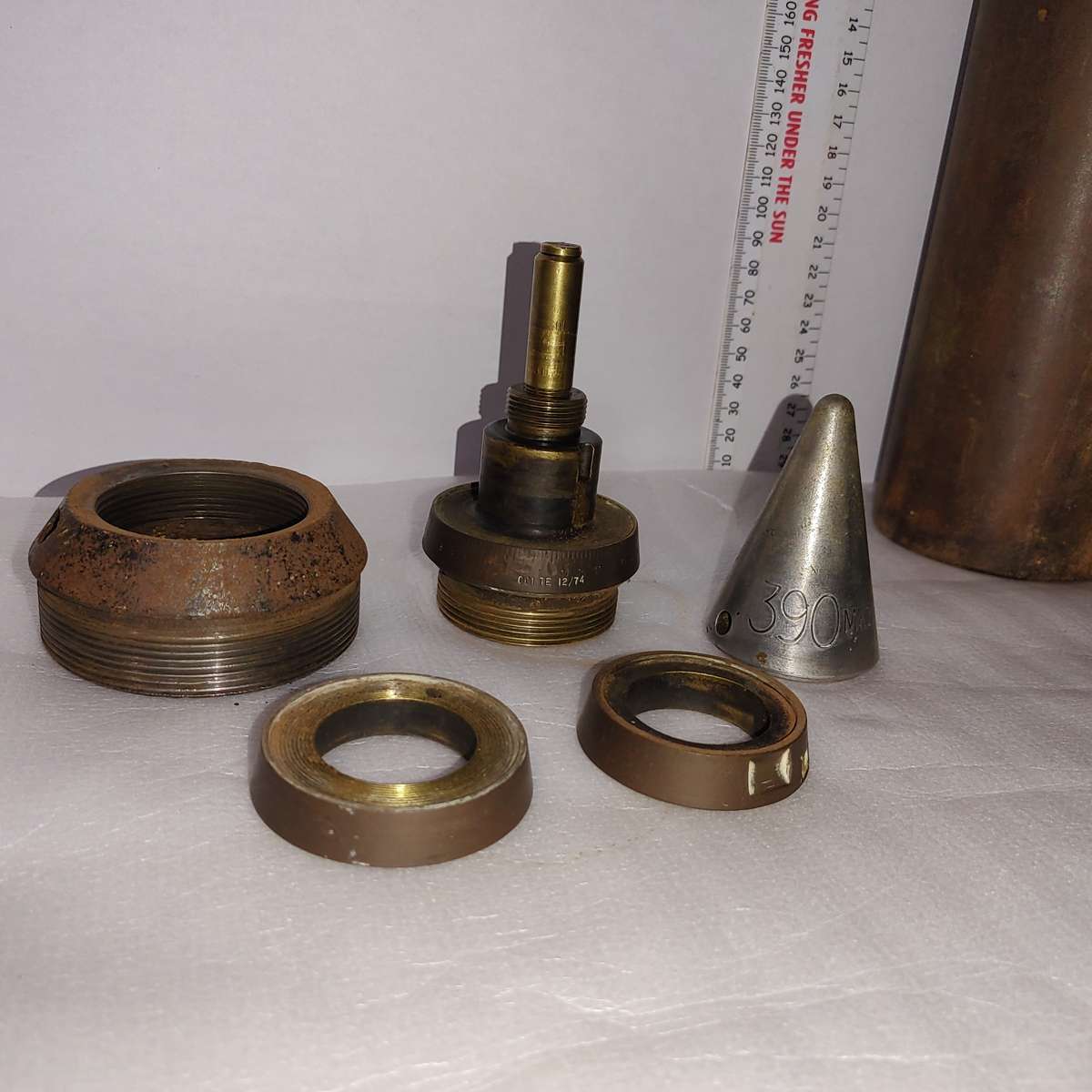 WW2 British Artillery Fuze No 390 Mk 3 INERT