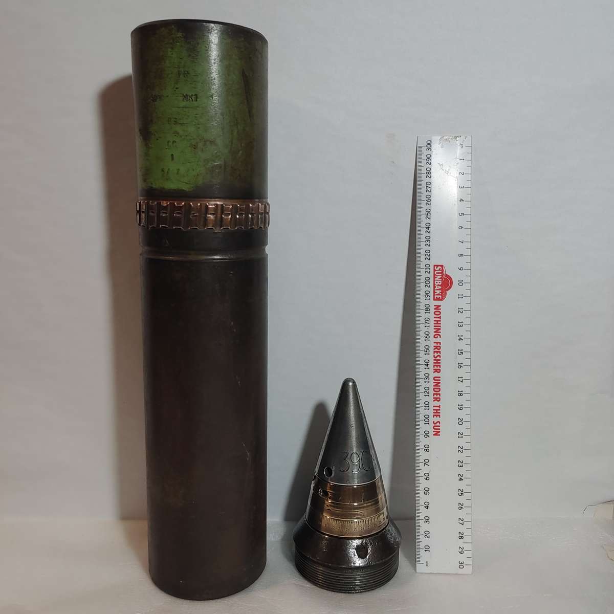 WW2 British Artillery Fuze No 390 Mk 3 INERT
