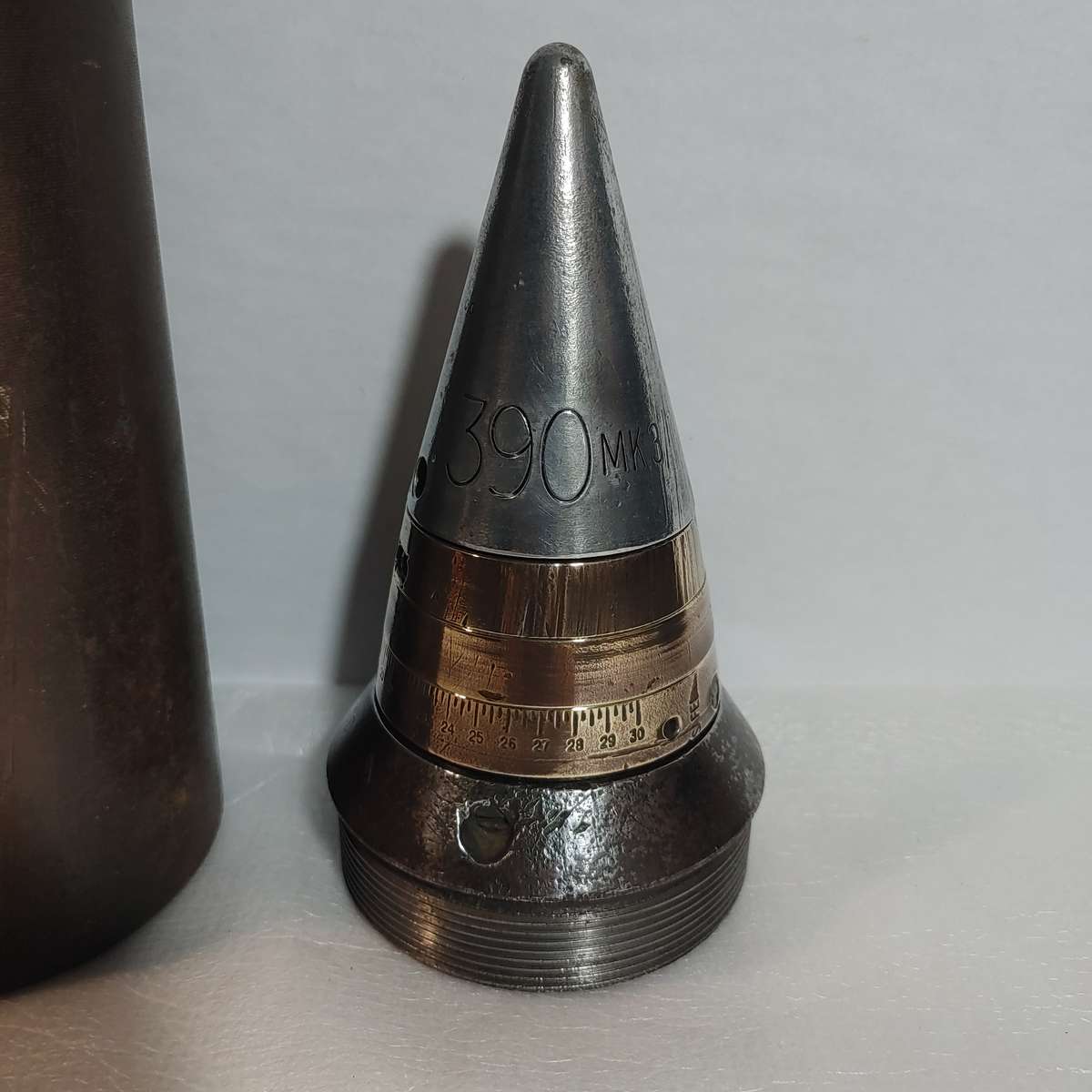 WW2 British Artillery Fuze No 390 Mk 3 INERT