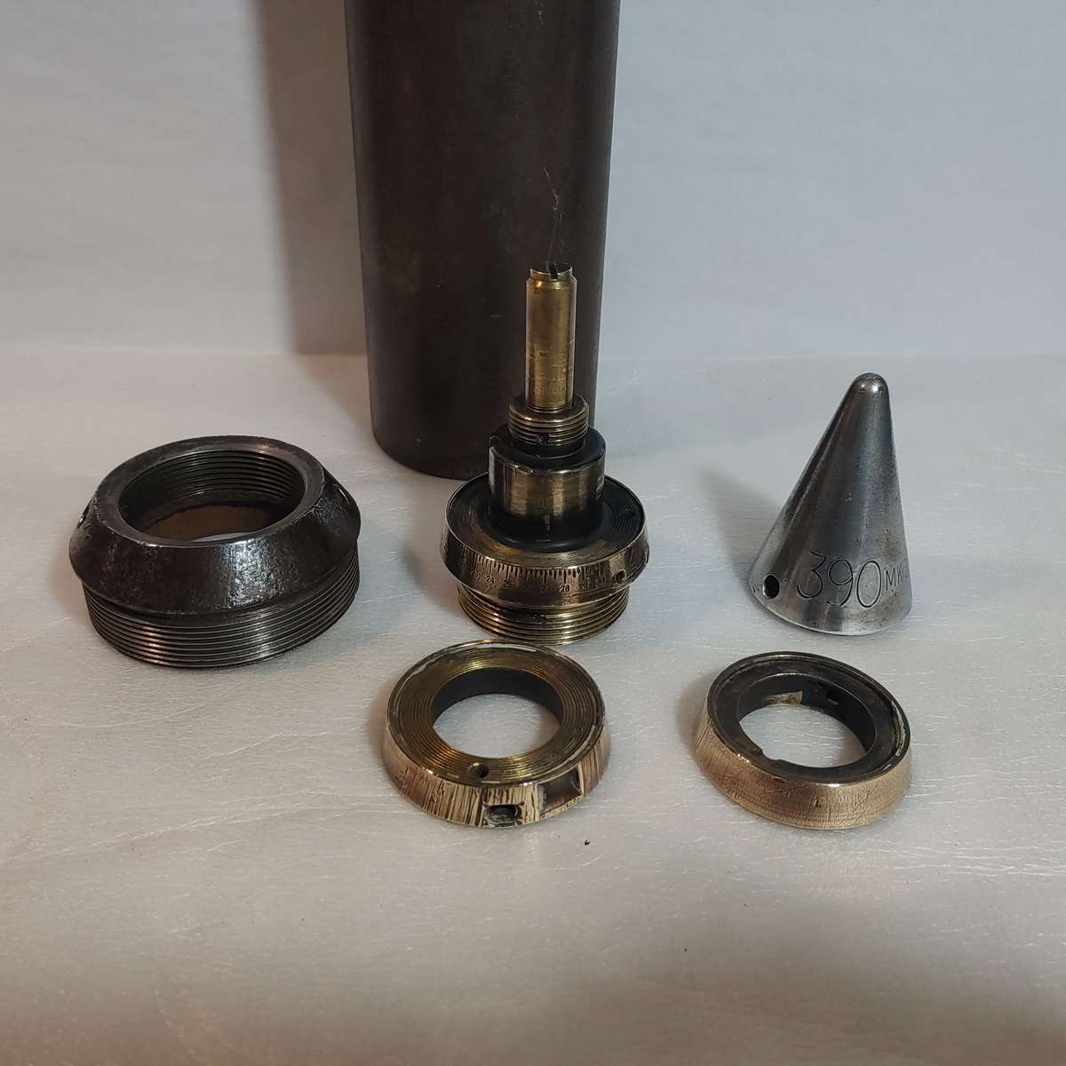 WW2 British Artillery Fuze No 390 Mk 3 INERT