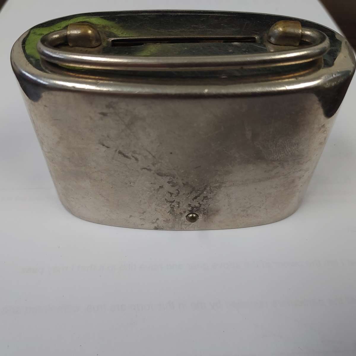 Vintage Volkskas Berperk Money Box with key