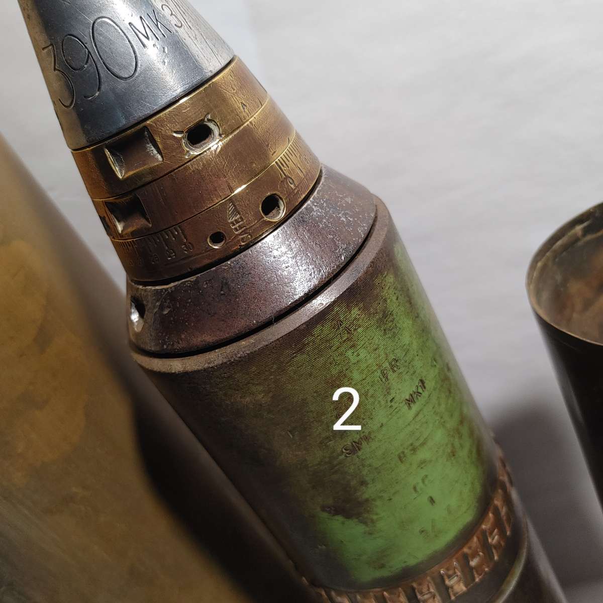 WW2 British Artillery Fuze No 390 Mk 3 INERT