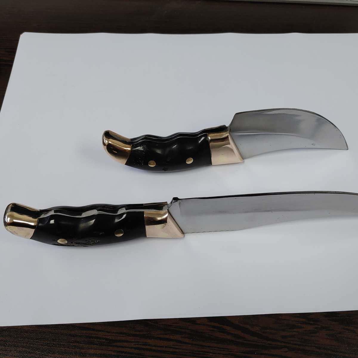 Custom Hand Crafted John G. Weeks Hunting Knife Set