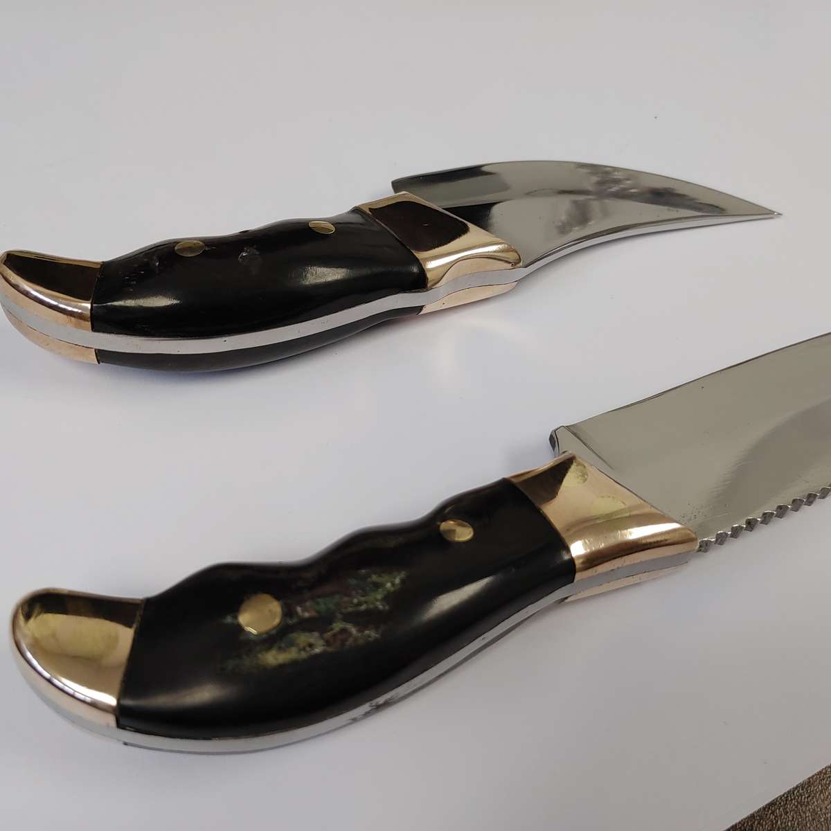 Custom Hand Crafted John G. Weeks Hunting Knife Set