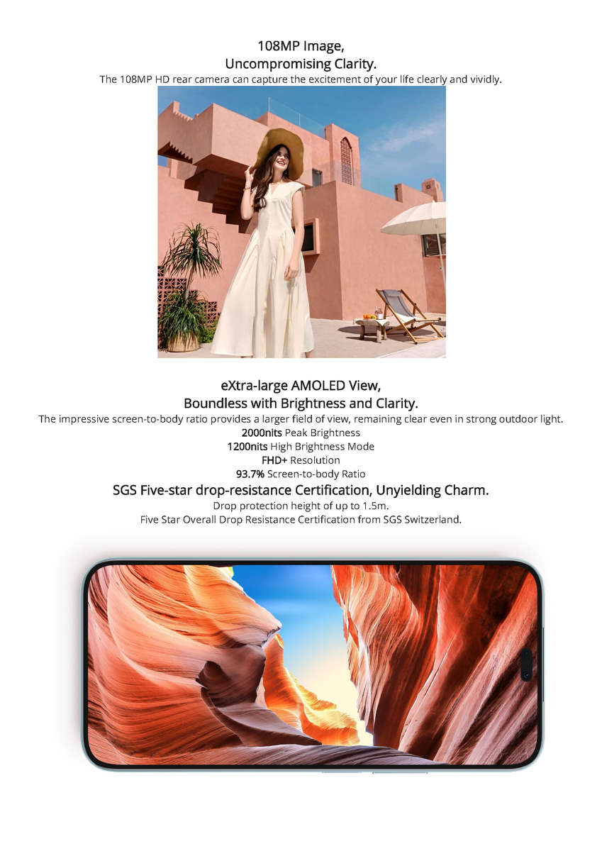 Amazing Deal ! HONOR 200 Lite Midnight Black 5G & Honor Bluetooth Earbuds