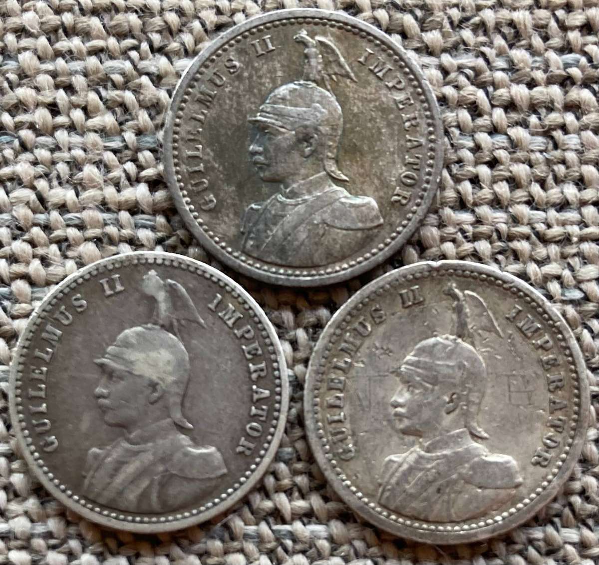 German East Africa 1/4 Rupie Lot (0.917 silver)
