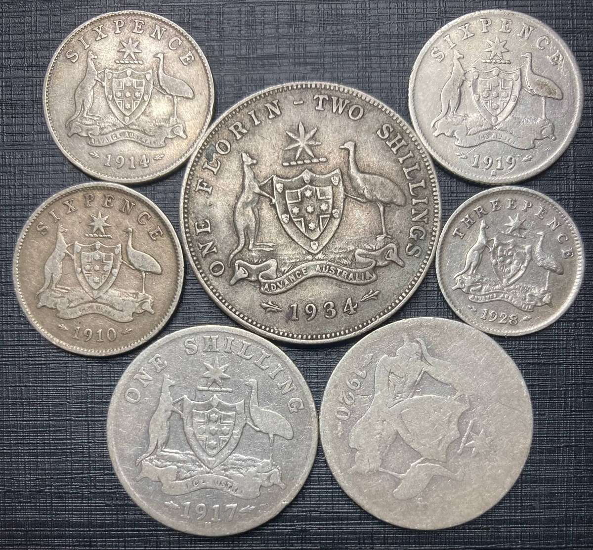 Australia 0.925 silver coin lot (31.46g)