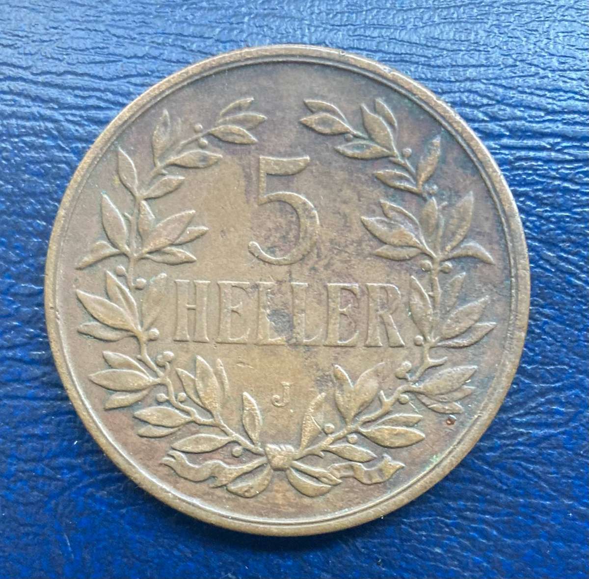 German East Africa 5 Heller 1908