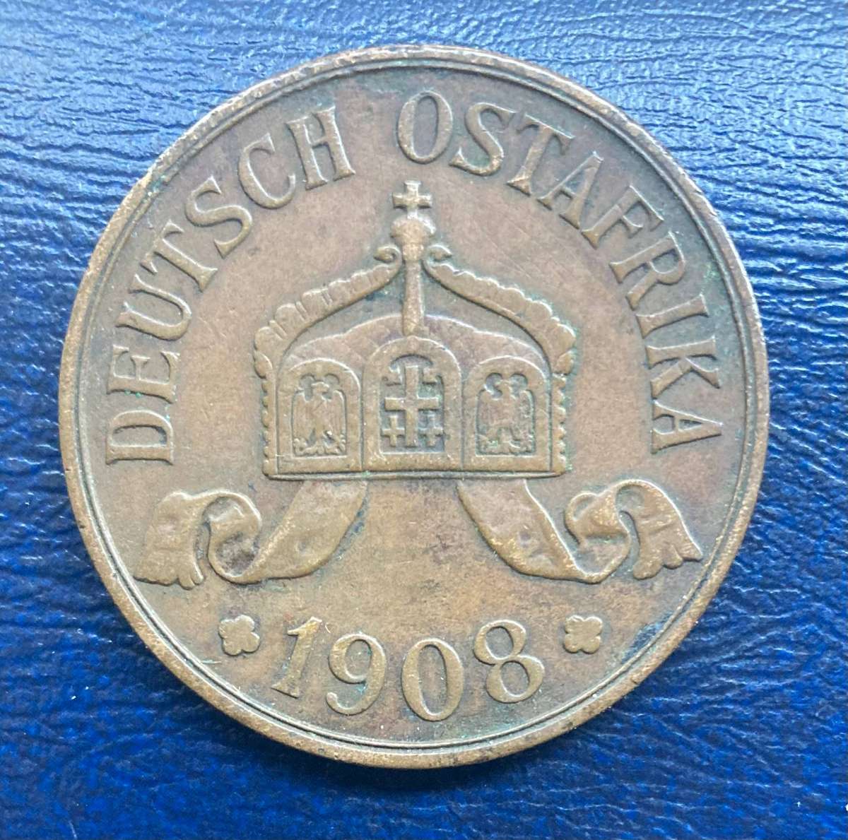 German East Africa 5 Heller 1908