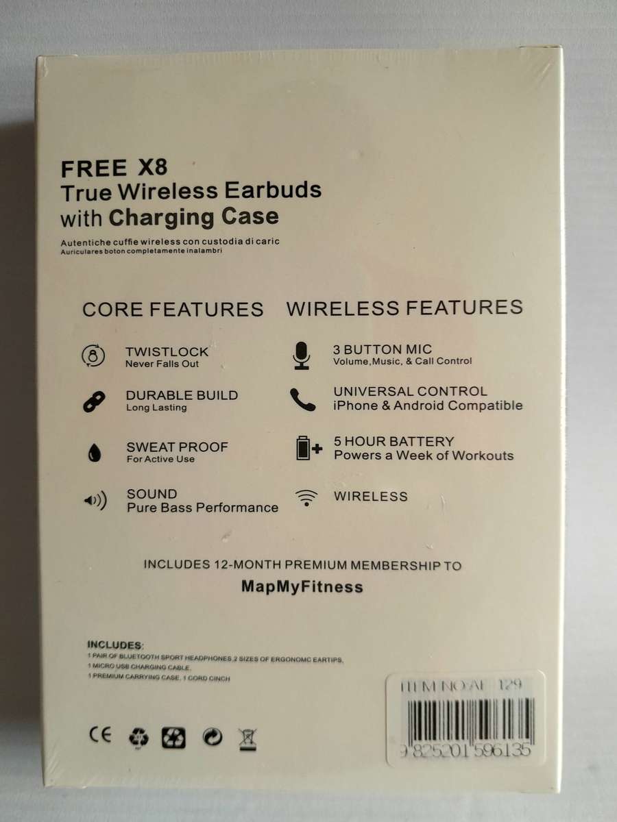 True Wireless Earbuds With Charging Case