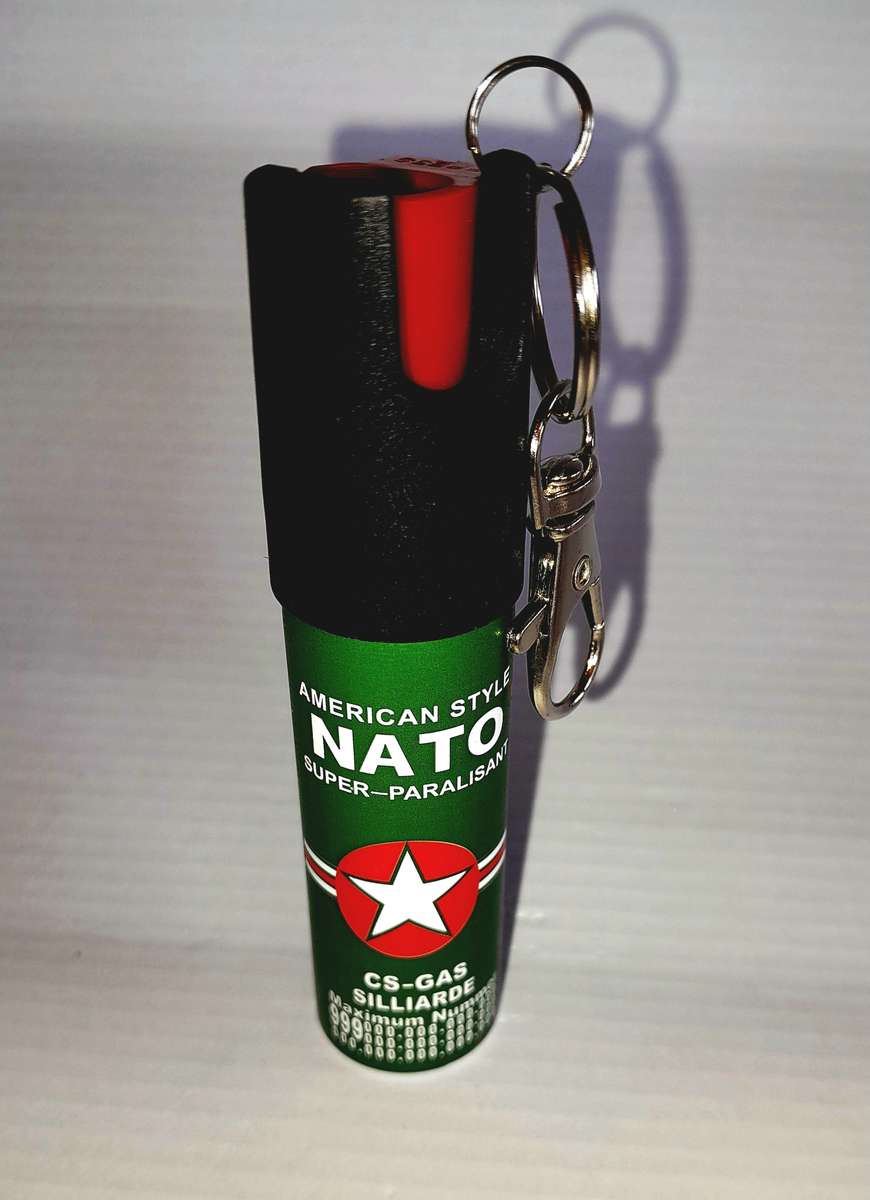 NATO Keychain Personal Protection Spray For Self Defense