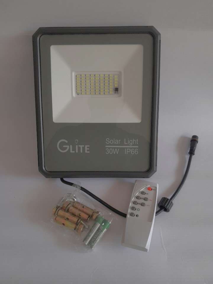 30W Glite LED Solar Floodlight