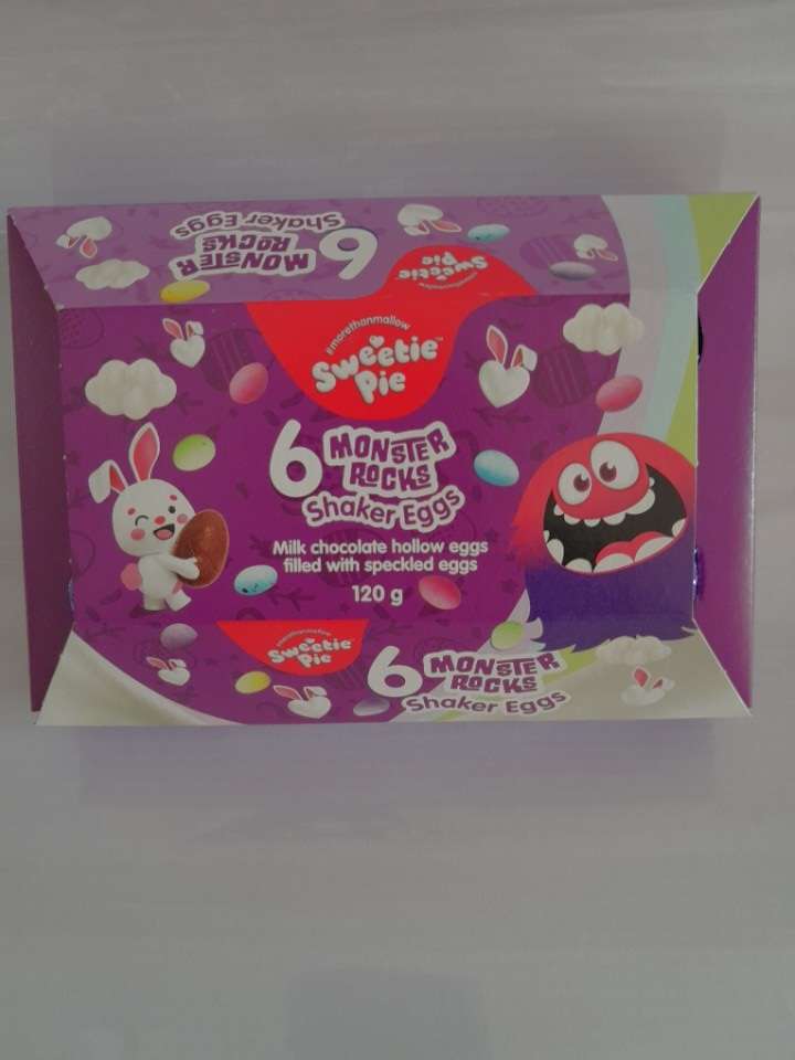 Easter Eggs Sweetie Pie Chocolate Monster Rocks Shaker Eggs