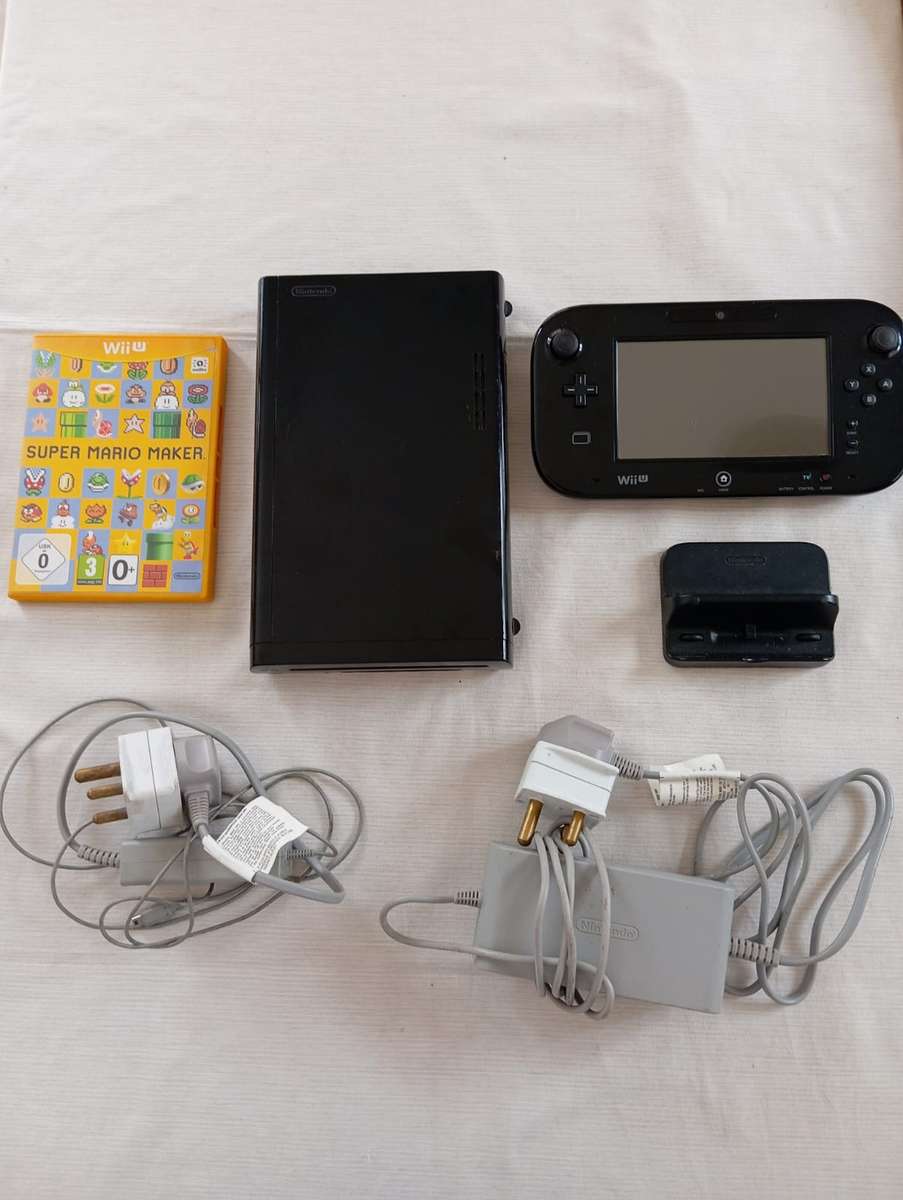 Nintendo Wii U Console with Mario maker