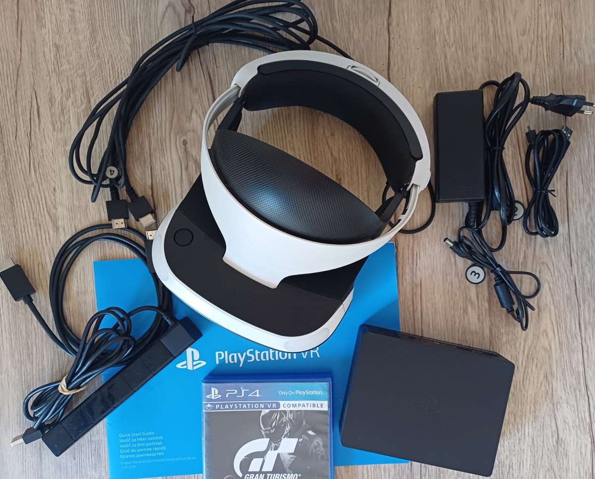 PSVR Headset  (Playstation virtual reality) + Game complete Boxed system