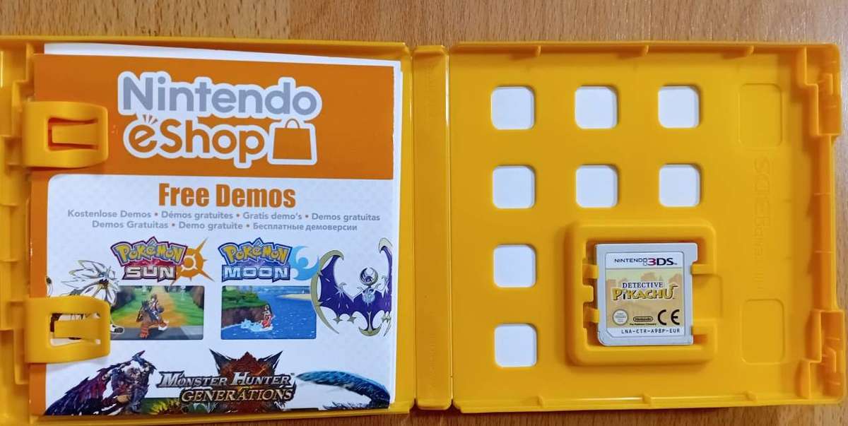 detective pikachu pokemon nintendo 3ds