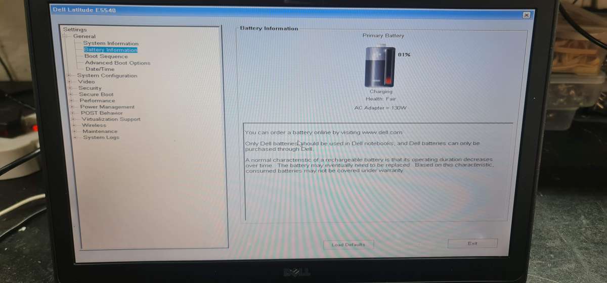 Dell i5 E5540 (Fixer Upper) (For Spares or Repair) (Switches on!)