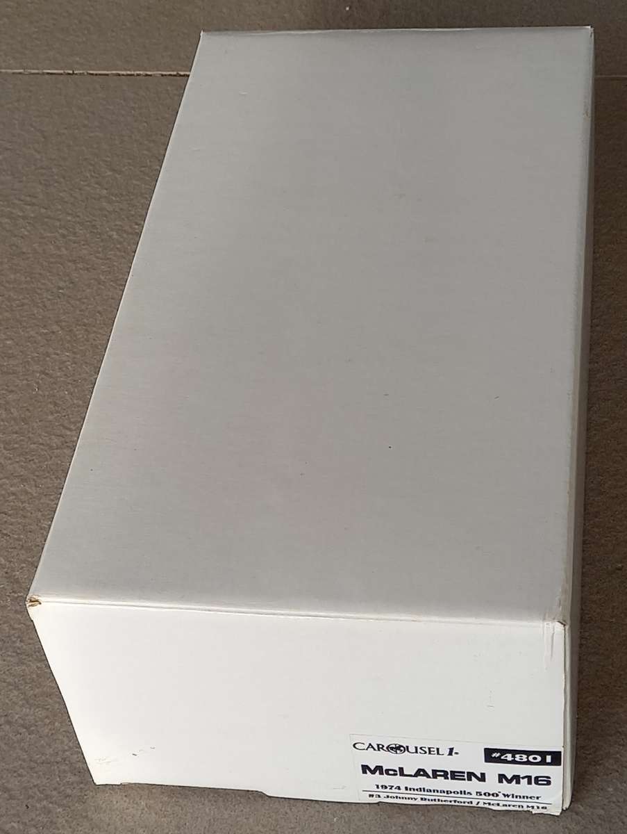 McLaren M16 Indy car - 1974 Indianapolis winner - Rutherford - Carousel 1/18