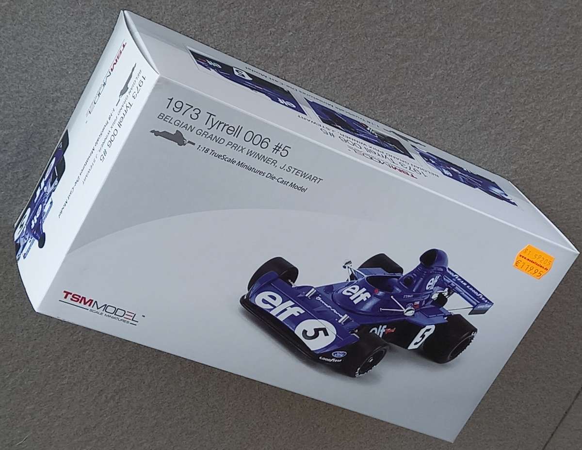 Tyrrell 006 - Jackie Stewart - 1973 World Champion - TSM 1/18