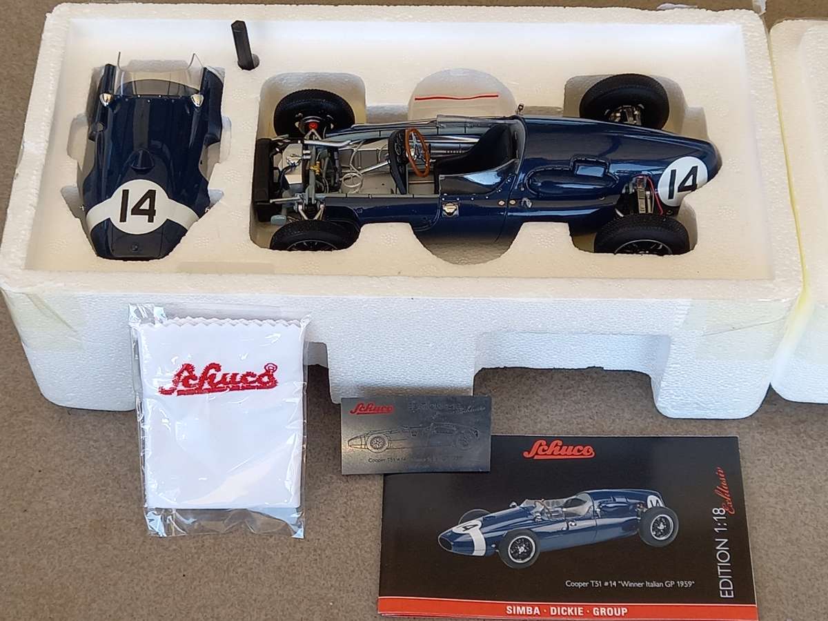 Cooper-Climax T51 - 1959 - Stirling Moss - winner Monza - Schuco 1/18 Limited Edition