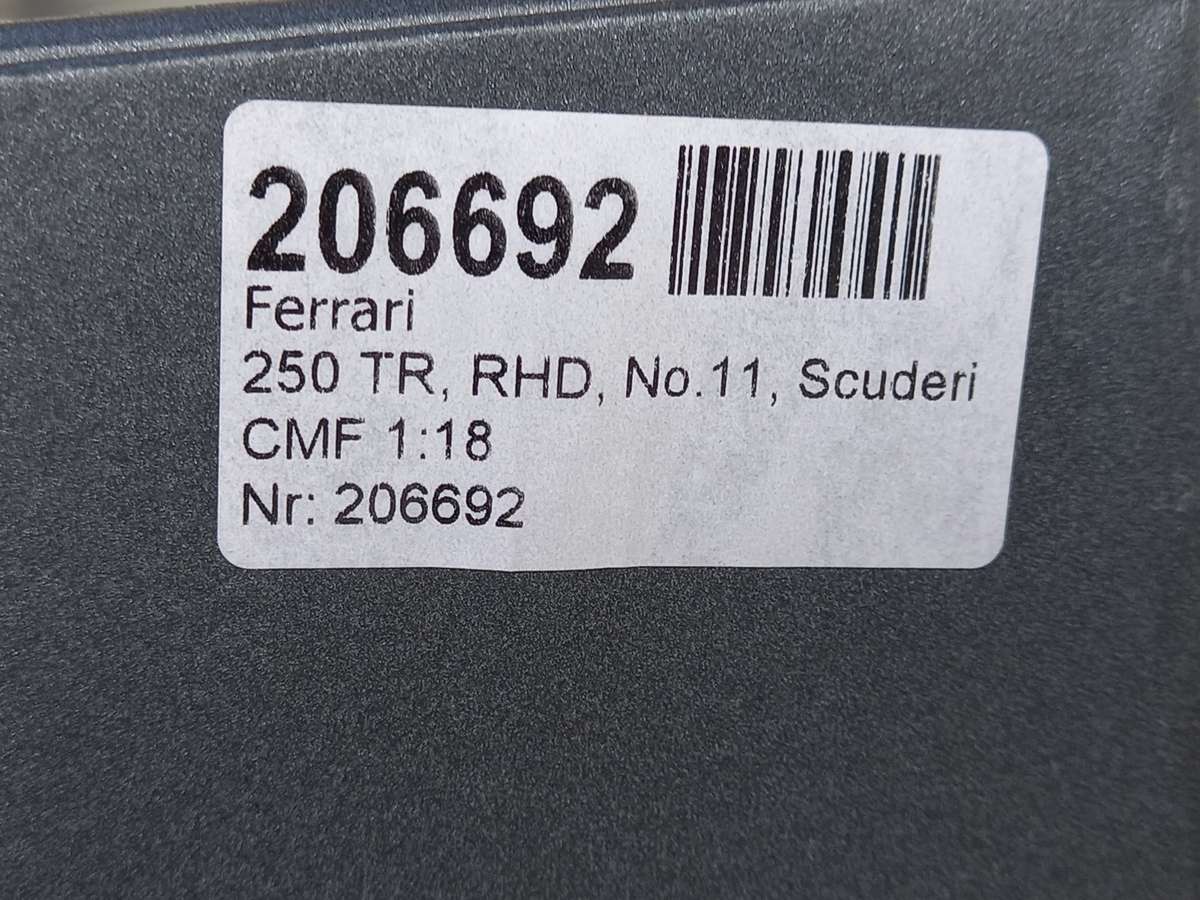 Ferrari 250 Testa Rossa V12 spider - 1960 Le Mans winner - CMF Special Limited issue 1/18