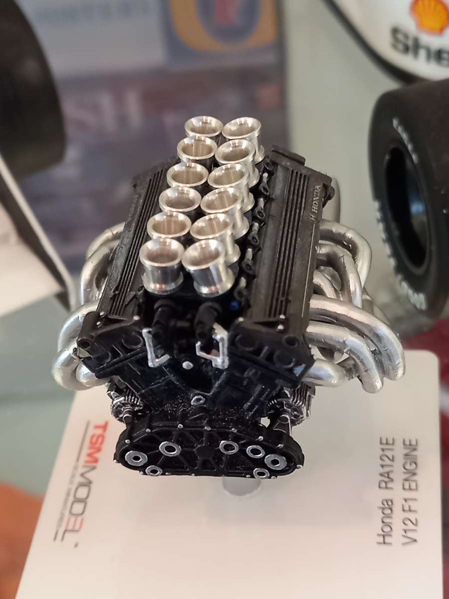 Honda RA121E V12 F1 engine - 1991/2 - Display stand - TSM 1/18