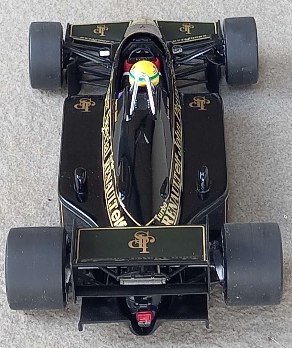 Lotus-Renault 97T - Ayrton Senna - 1985 Grand Prix winner - Minichamps 1/18