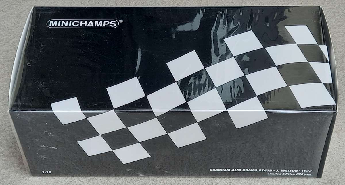 Brabham Alfa-Romeo BT45B - 1977 - John Watson - Minichamps 1/18 Limited Edition