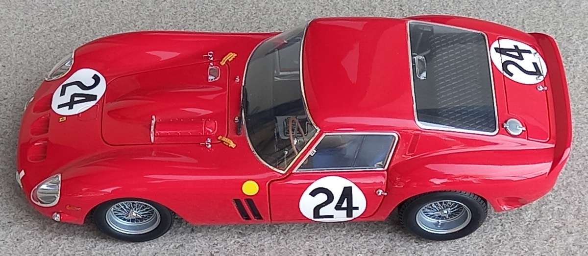 Ferrari 250 GTO - 2nd Le Mans 1963 - Legendary sportscar - Kyosho 1/18