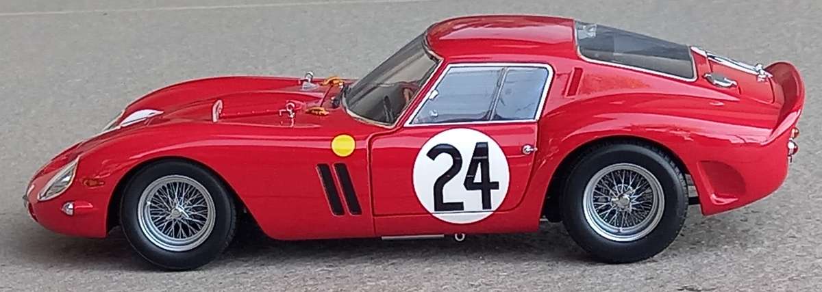 Ferrari 250 GTO - 2nd Le Mans 1963 - Legendary sportscar - Kyosho 1/18