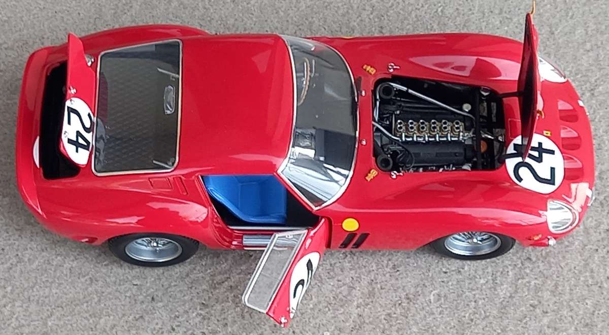 Ferrari 250 GTO - 2nd Le Mans 1963 - Legendary sportscar - Kyosho 1/18