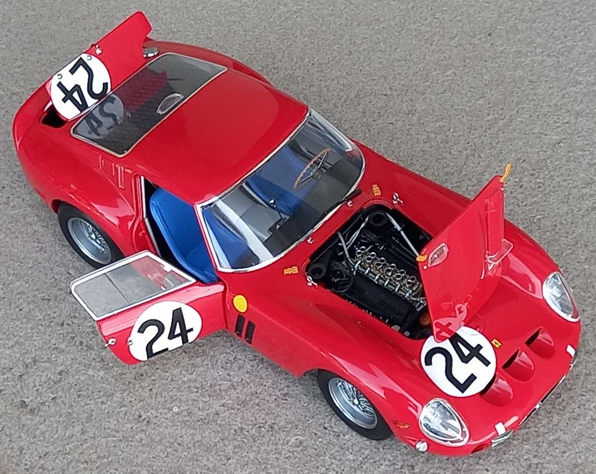 Ferrari 250 GTO - 2nd Le Mans 1963 - Legendary sportscar - Kyosho 1/18