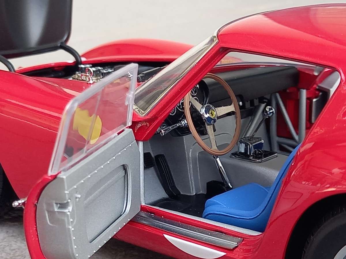 Ferrari 250 GTO - 2nd Le Mans 1963 - Legendary sportscar - Kyosho 1/18