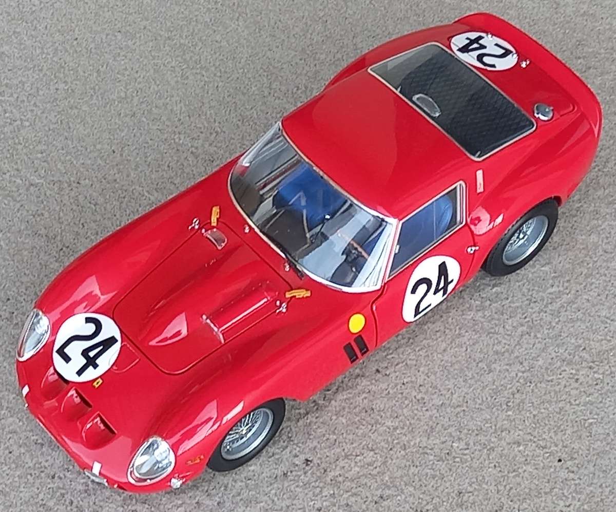 Ferrari 250 GTO - 2nd Le Mans 1963 - Legendary sportscar - Kyosho 1/18