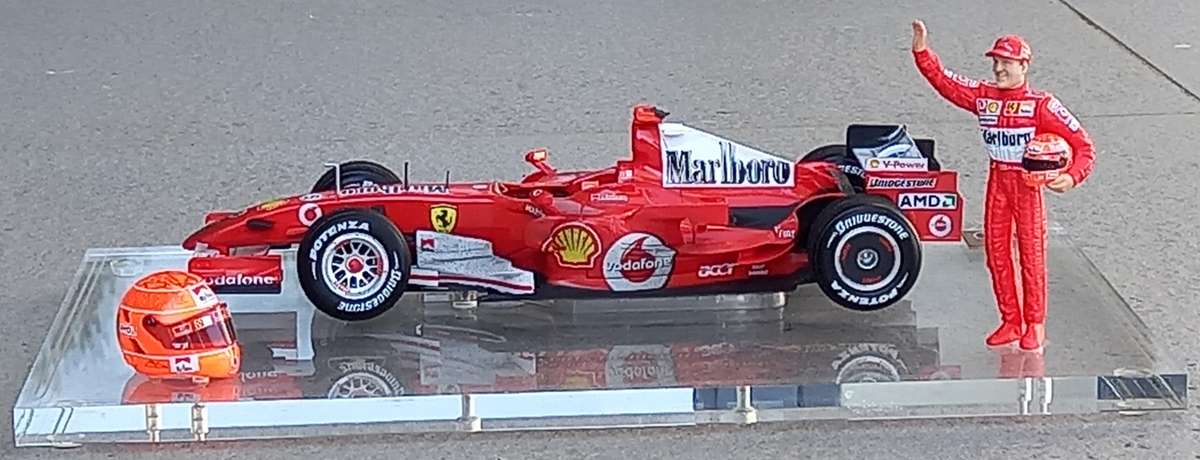 Ferrari 248 - 2006 - Schumacher's last Ferrari drive - Brazil - Hotwheels 1/18