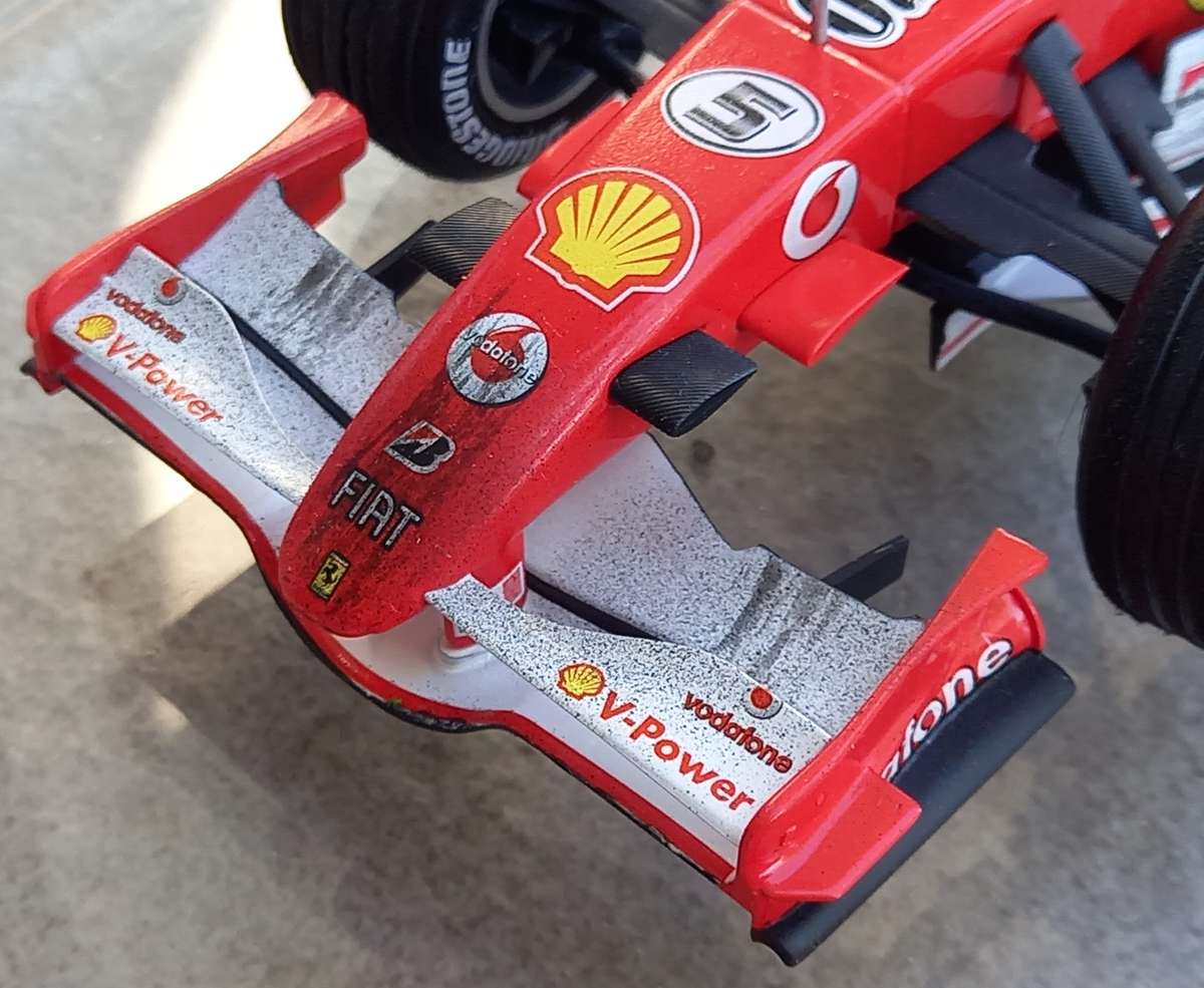 Ferrari 248 - 2006 - Schumacher's last Ferrari drive - Brazil - Hotwheels 1/18