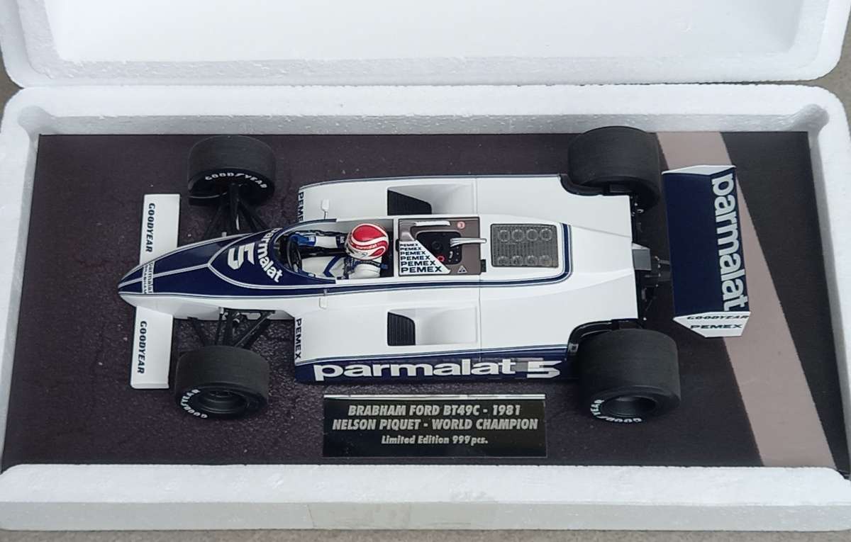 Brabham BT49C - Nelson Piquet - 1981 World Champion - Minichamps 1/18